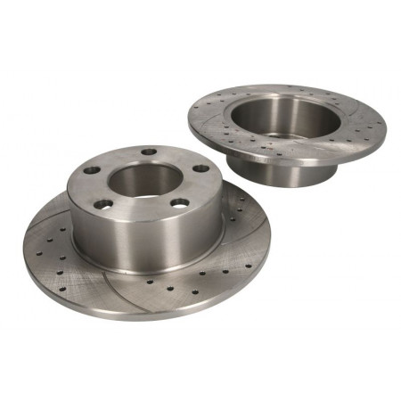 Hocheffiziente Bremsscheibe SPEEDMAX Full Cut-Drilled hinten L/R Außendurchmesser 245 mm Dicke 10 mm 2 Stück AUDI 100 C3 100 C4 A4 B6 A6 C4 A6 C5 1.6-3.0 01.90-11.10 SPEEDMAX 5201-01-0310PTUOTUV