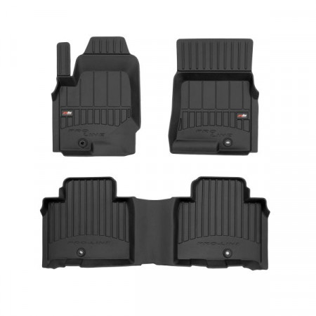Set covorase cauciuc Floor mats TPE 3 pcs ducts proLine 3D set colour neagra SSANGYONG REXTON 07.17- SUV FROGUM FRG 3D408784