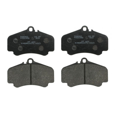 Brake pads - Tuning Ferodo DS Performance brake pads P PORSCHE 996 GT2 3.6 / GT3/Turbo 99 - FERODO FDS1438