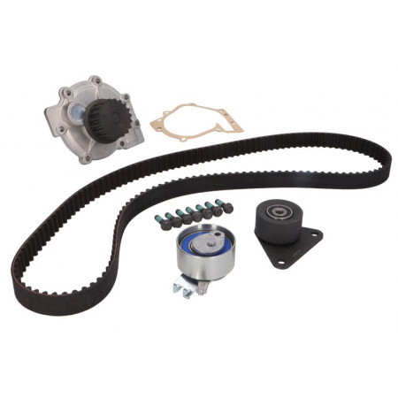 Waterpompset + tandriem Distributieset riem + poelie + waterpomp BOSCH 1 987 946 396