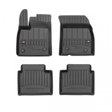 Set covorase cauciuc Floor mats TPE 4 pcs ducts proLine 3D front/rear set colour neagra FORD FOCUS IV 01.18- Hatchback / Station wagon FROGUM FRG 3D407640