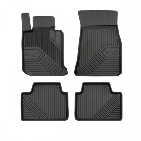 Set tappetini in gomma Tappetini TPE 4 pz condotti N. 77 set anteriore/posteriore colore nero BMW 3 G20 G80 G28 3 G21 G81 11.18- FROGUM FRG77407893