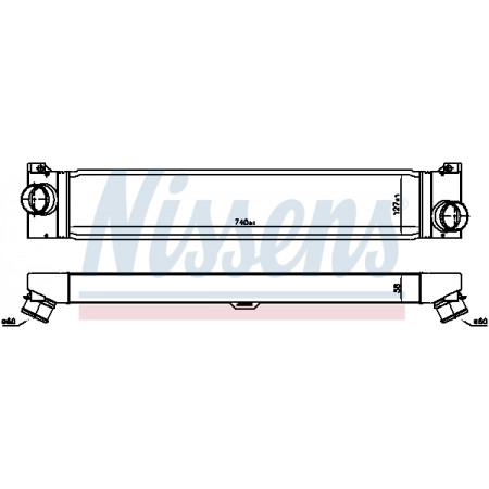 Intercooler, compressor Citroen Jumper 06 - FIAT Ducato 06 - Peugeot Boxer 06 - NISSENS NIS 96623