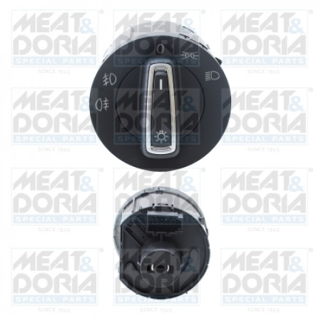 Comutator, far Light switch main SEAT IBIZA V LEON LEON SC LEON ST TOLEDO IV VW POLO VI 07.12- MEAT &amp; DORIA MD23903