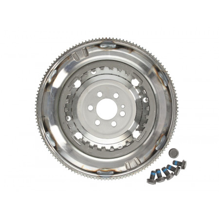 Volante motor con doble masa, transmision, doble embrague, kit de tornillos sin plato de ajuste de friccion, rodamiento guia AUDI A3 Q2 SEAT ALTEA 1.4/1.6D/1.9D 08.03- LUK 415 0626 09