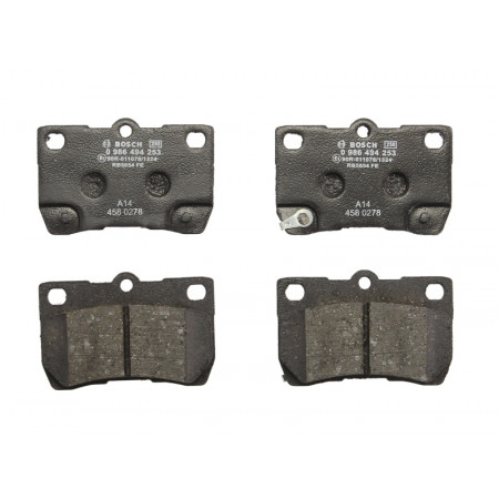 Jeu de plaquettes de frein arrière LEXUS GS IS C IS II IS III 2.2D-4.6 04.05- BOSCH 0 986 494 253