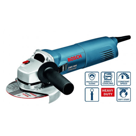 Slijpmachines Haakse slijper GWS 1400 nominaal vermogen: 1400W spanning: 230V schijfdiameter: 125mm BOSCH 0 601 824 800