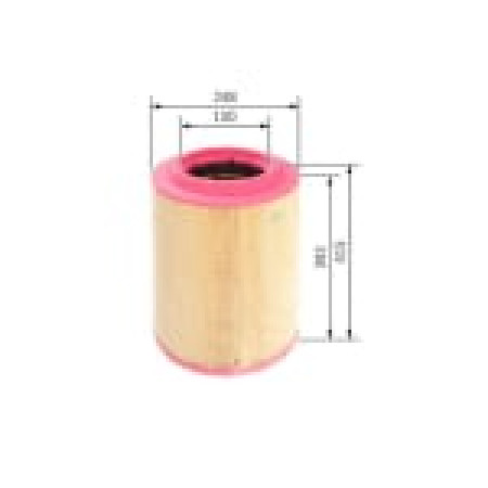 Elemento filtrante do filtro de ar IVECO EUROCARGO I-III 8360.46.417TCA-F4AE3681E 01.91-09.15 BOSCH F 026 400 075