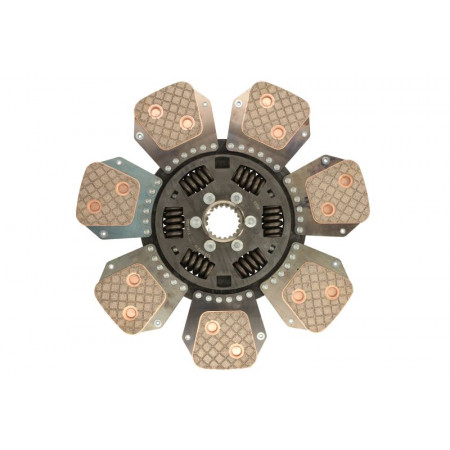 Disque d'embrayage en céramique 350mm 7 MERCEDES UNIMOG 1000 OM353.949-OM382.950 03.76- LUK 335 0092 13