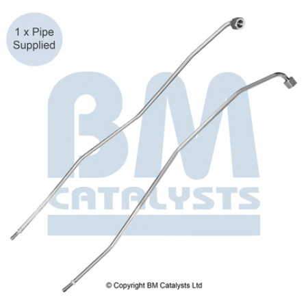 Tubo pressione, sensore pressione (filtro antiparticolato) Filtro antiparticolato diesel Tubo pressione posteriore VOLVO C30 C70 II S40 II V50 2.4D 03.06-06.13 BM CATALYSTS PP11208B