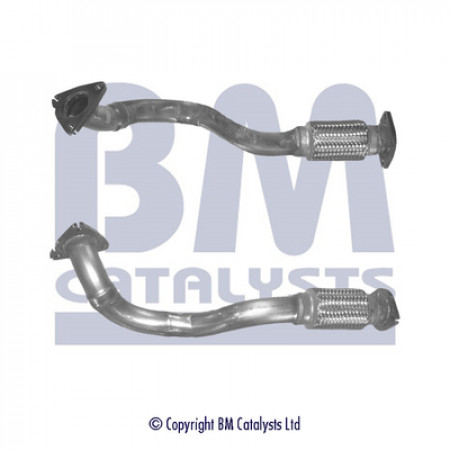 Uitlaataansluiting Uitlaatpijp Voor x870mm ALFA ROMEO 147 156 GT GTV SPIDER 2.5/3.0/3.2 09.94-09.10 BM CATALYSTS BM70447