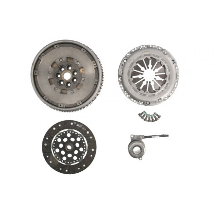 Clutch set Double mass flywheel clutch kit and hydraulic bearing VOLVO S40 I V40 MITSUBISHI CARISMA SPACE STAR 1.9D 07.00-06.06 LUK 600 0218 00