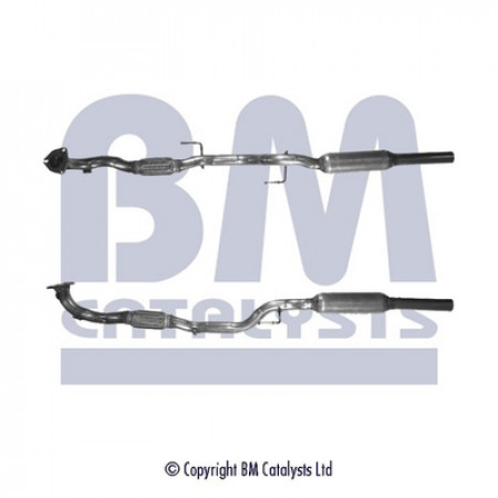 Raccord d'échappement Tuyau d'échappement Avant SEAT CORDOBA IBIZA III IBIZA IV IBIZA IV SC IBIZA IV ST SKODA FABIA I FABIA II ROOMSTER ROOMSTER PRAKTIK VW FOX POLO POLO V 1.2 10.01- BM CATALYSTS BM50199