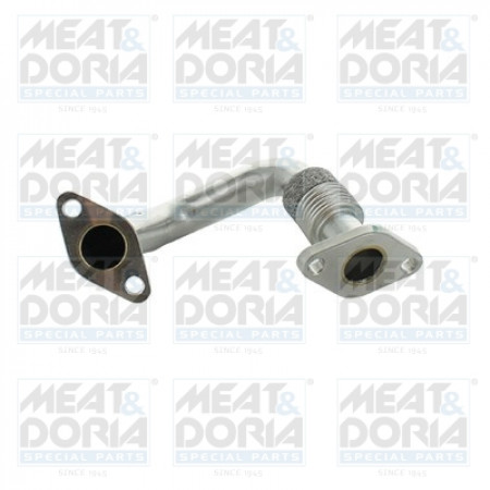Tubo tubolare, valvola EGR Tubo ricircolo fumi di scarico AUDI A3 SEAT ALTEA ALTEA XL CORDOBA IBIZA III IBIZA IV IBIZA IV SC LEON TOLEDO III SKODA FABIA II 1.4D/1.9D/2.0D 10.01- MEAT & DORIA MD88744