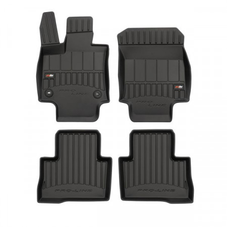 Jeu de tapis en caoutchouc Tapis de sol TPE 4 pcs conduits proLine 3D jeu avant/arrière couleur noir TOYOTA RAV 4 V 12.18- Version SUV: AWD/4WD / FWD avec transmission automatique FROGUM FRG 3D408890