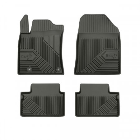 Set covorase cauciuc Floor mats TPE 4 pcs ducts No. 77 front/rear set colour neagra KIA XCEED 06.19- FROGUM FRG77409224