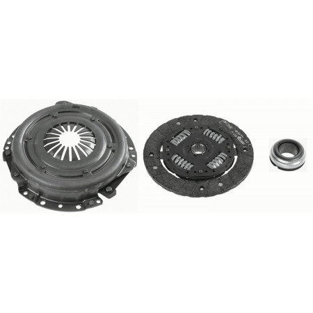 Clutch kit Clutch kit with bearing 180mm CITROEN C2 C3 I C3 II C3 PLURIEL PEUGEOT 1007 206 207 307 1.1/1.4/1.4CNG 08.00- SACHS 3000 950 017