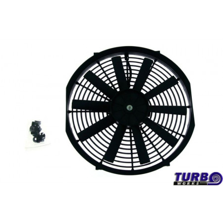 Ventilateur, radiateur Ventilateur Pression/Aspiration diamètre axial : 385 mm tension : 12V puissance 80W TURBOWORKS MG-WE-011