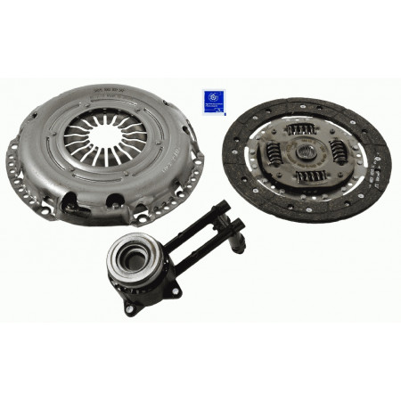 Kit de embrague Kit de embrague con rodamiento hidraulico 220mm FORD FOCUS I 1.6/1.8 10.98-11.04 SACHS 3000 990 022