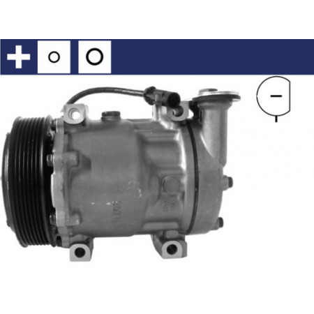 Compresseur, climatisation Compresseur de climatisation ALFA ROMEO 145 146 156 166 GTV SPIDER 2.0 06.95-06.07 MAHLE ACP 1284 000S