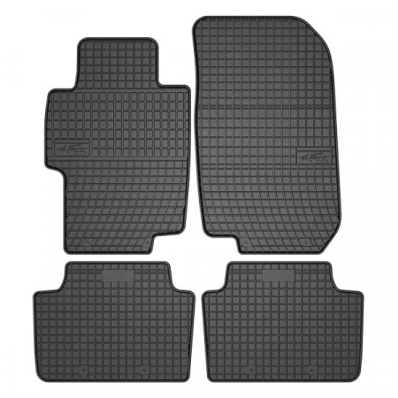 Satz Fußmatten Gummi 4-teilig BASIC vorne/hinten Satz Farbe schwarz HONDA ACCORD VII 10.02- Limousine FROGUM MMT A040 0837