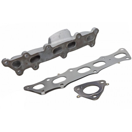 Galerie, système d'échappement Collecteur d'échappement avec kit de montage HONDA ACCORD VII CIVIC VIII CR-V III 2.2D 01.04- AKUSAN KOL-WYD003BIS