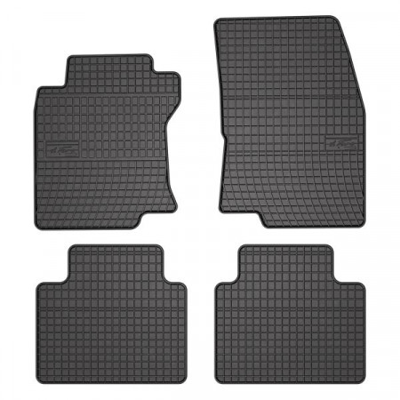 Set covorase cauciuc Floor mats Rubber 4 pcs BASIC front/rear set colour neagra NISSAN X-TRAIL III 04.14- SUV FROGUM MMT A040 0458