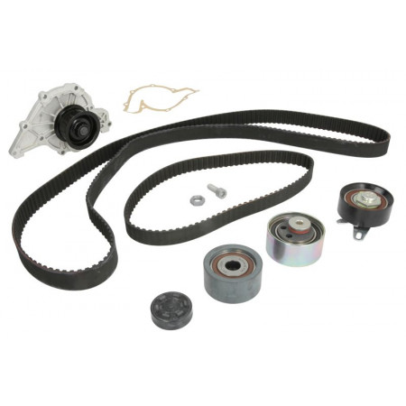 Waterpompset + tandriem Distributieset riem + poelie + waterpomp met rollen 3-delige set AUDI A4 B5 A4 B6 A4 B7 A6 C5 A8 D2 ALLROAD C5 SKODA SUPERB I VW PASSAT B5 PASSAT B5.5 2.5D 01.97-03.08 BOSCH 1 987 948 518