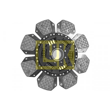 Disque d'embrayage en céramique 310mm 8 DEUTZ FAHR DX F4L912/F6L912 01.83-12.90 LUK 331 0071 15