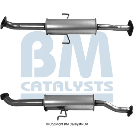 Uitlaataansluiting Uitlaatsysteem middendemper TOYOTA AURIS COROLLA 1.3/1.33 05.09-12.18 BM CATALYSTS BM51150