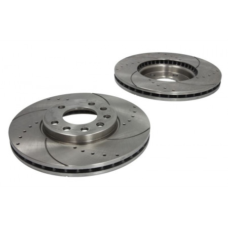 Hoogefficiënte remschijf SPEEDMAX Geventileerd Geboord vooraan L/R buitendiameter 285 mm dikte 249 mm 2 stuks FIAT CROMA OPEL SIGNUM VECTRA B 1.6-2.2D 06.97-02.15 SPEEDMAX 5201-01-1075PTUOTUV
