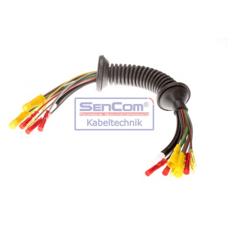 Cable repair kit, tailgate Cable wire With windshield washer fluid hose for trunk lid 300mm FIAT DOBLO OPEL COMBO TOUR 1.3D-2.0D 01.10- SENCOM SEN503010