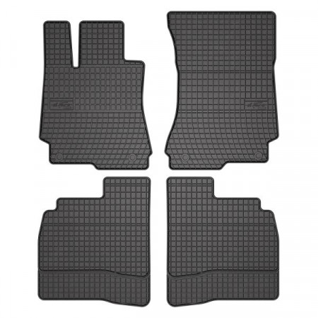Conjunto de tapetes de borracha 4 peças conjunto básico dianteiro/traseiro cor preto MERCEDES S W221 10.05-12.13 Saloon FROGUM MMT A040 542575