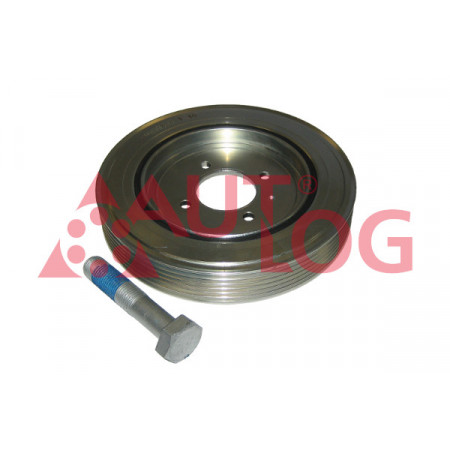 Belt pulley, crankshaft Crankshaft pulley CITROEN BERLINGO BERLINGO/MINIVAN JUMPY XSARA FIAT SCUDO PEUGEOT 206 306 EXPERT PARTNER PARTNER/MINIVAN 1.9D 06.96-12.15 AUTLOG RT2518