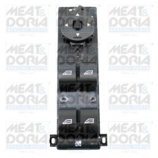 Window lifter switch Front Left fits FORD C MAX 16 20D 0207 0910 MEAT &amp DORIA MD26053