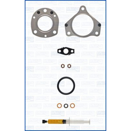 Conjunto de instalação, turbocompressor Kit de montagem de turbocompressor com juntas MERCEDES A W176 B SPORTS TOURER W246 W242 CLA SHOOTING BRAKE X117 GLA X156 2.2D 01.15- AJUSA AJUJTC12332