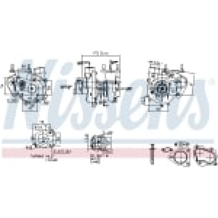 Turbocharger Turbocharger TOYOTA HIACE IV HILUX VII 2.5D 03.05-05.15 NISSENS NIS 93544