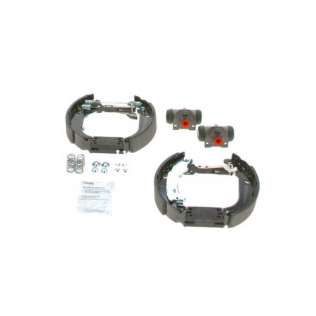 Bremsbackensatz Bremstrommelsatz, Zylinderfederbacke FIAT PUNTO LANCIA Y 1.1-1.7D 09.93-09.03 BOSCH 0 204 114 040