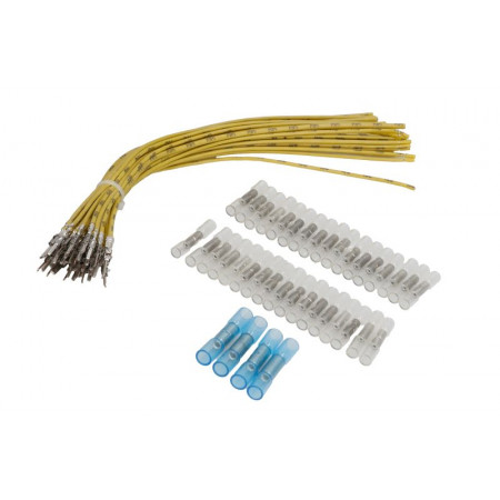 Set reparatie, set cabluri Fir de cablu pentru usa din fata 200mm numar pini: 36 cu capac manson termocontractabil Dreapta/Stanga FORD GALAXY I SEAT ALHAMBRA VW SHARAN 1.4-2.8 03.95- SENCOM SEN1512515S