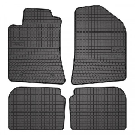 Serie tappetini in gomma Set 4 pezzi BASIC anteriori/posteriori colore nero TOYOTA AVENSIS 03.03-11.08 Liftback FROGUM MMT A040 0800