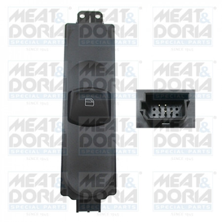 Interrupteur lève-vitre Interrupteur lève-vitre Avant Droit MERCEDES VIANO W639 VITO W639 VITO / MIXTO W639 2.0D-Électrique 09.03- MEAT & DORIA MD26066