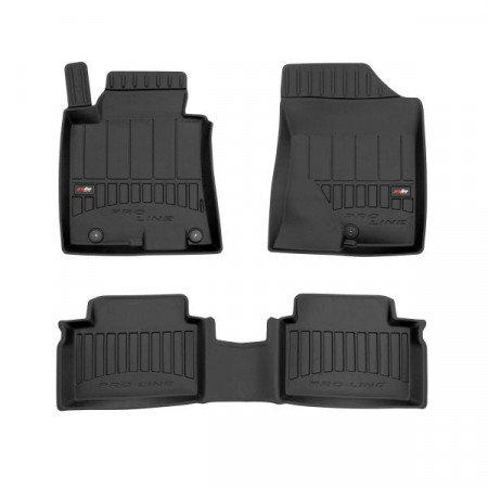 Vloermattenset vloermatten TPE 3 stuks kanalen proLine 3D voor/achter set kleur zwart HYUNDAI I30 11.11- Hatchback / Liftback / Stationwagon FROGUM FRG 3D408067