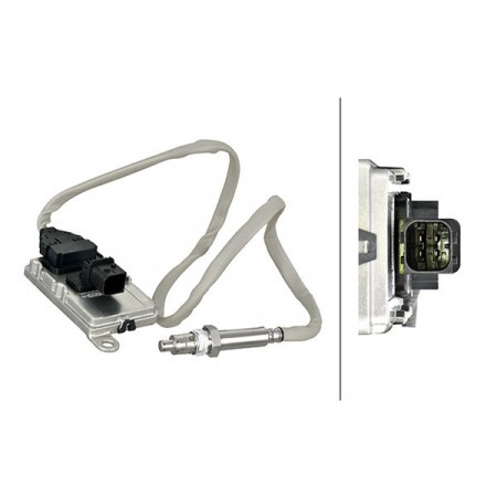 Sensor NOx, catalisador NOx Sensor NOx MERCEDES ACTROS MP4 / MP5 ANTOS AROCS ATEGO 3 471.943-OM936.916 07.11- HELLA 6PN358 186-741