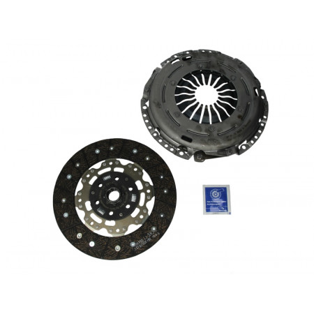 Set ambreiaj Kit ambreiaj cu autoreglare 240mm AUDI A3 Q3 TT SEAT ALTEA ALTEA XL LEON TOLEDO III SKODA OCTAVIA II SUPERB II YETI VW BEETLE CC B7 EOS GOLF V 1.4/1.8/2.0 09.04- SACHS 3000 970 047