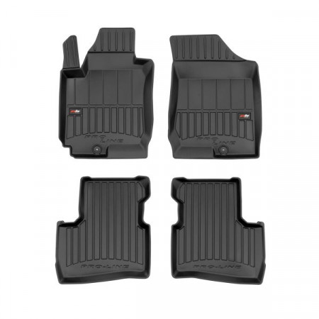 Jeu de tapis de sol TPE 4 pcs conduits proLine 3D set couleur noir KIA PRO CEE'D 02.08-02.13 FROGUM FRG 3D426252