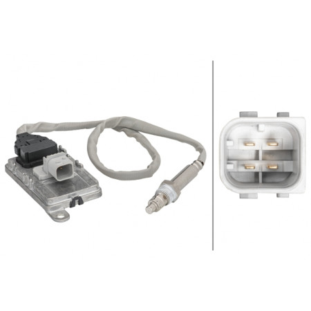 Sensor NOx, catalisador NOx Sensor NOx MERCEDES ANTOS AROCS ATEGO 3 ECONIC 2 OM470.906-OM936.973 07.12- HELLA 6PN358 186-021
