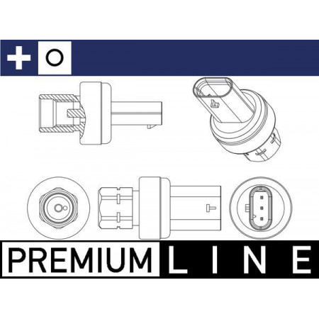 Presostato, aire acondicionado Presostato de aire acondicionado CHRYSLER 300C PACIFICA DODGE CALIBER JOURNEY JEEP CHEROKEE COMPASS GRAND CHEROKEE IV PATRIOT WRANGLER III WRANGLER IV 2.0-6.4 08.06- MAHLE ASE 13 000P
