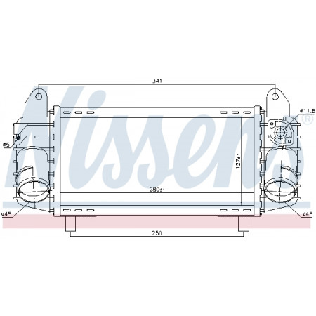 Intercooler, compresor de aire frío AUDI A 2 00 - 1.4 TDI Gasóleo MA / C + / - P / A NISSENS NIS 96793