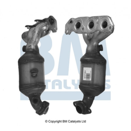 Katalysator EURO 6 NISSAN PIXO OPEL AGILA SUZUKI ALTO VII CELERIO SPLASH 1.0 01.08- BM CATALYSTS BM91715H