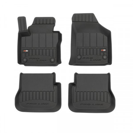 Set tappetini in gomma Tappetini TPE 4 pz condotti proLine 3D set anteriore/posteriore colore nero VW CADDY III CADDY III/MINIVAN 03.04-05.15 Station wagon FROGUM FRG 3D407350